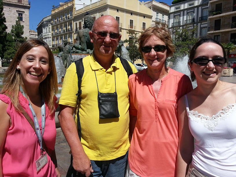 Aujourd’hui nous sommes partis à la conquête de #Valencia avec Mélanie et ses parents. Lille. Juillet 2014.